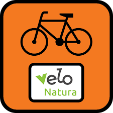 Znak szlaku rowerowego VeloNatura
